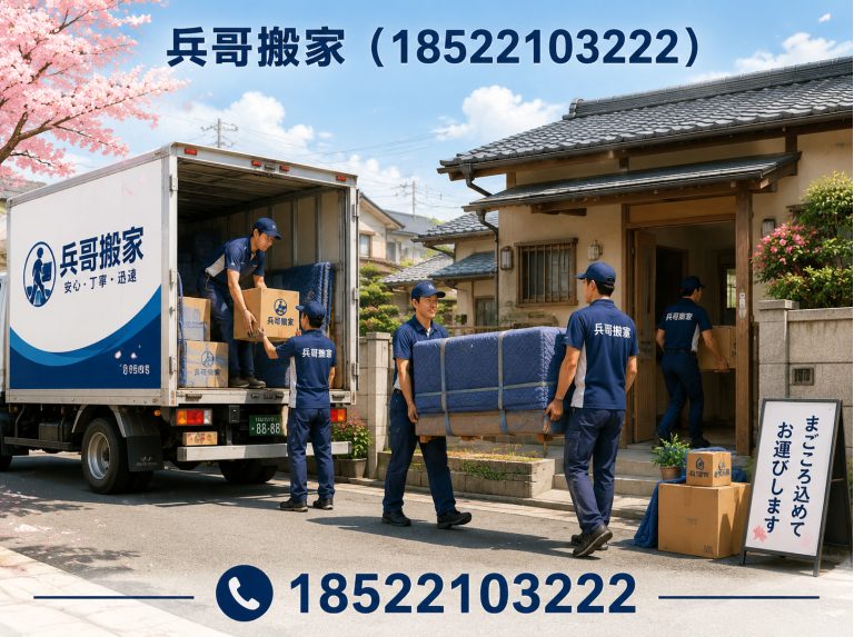 滨海新区日式搬家展示图